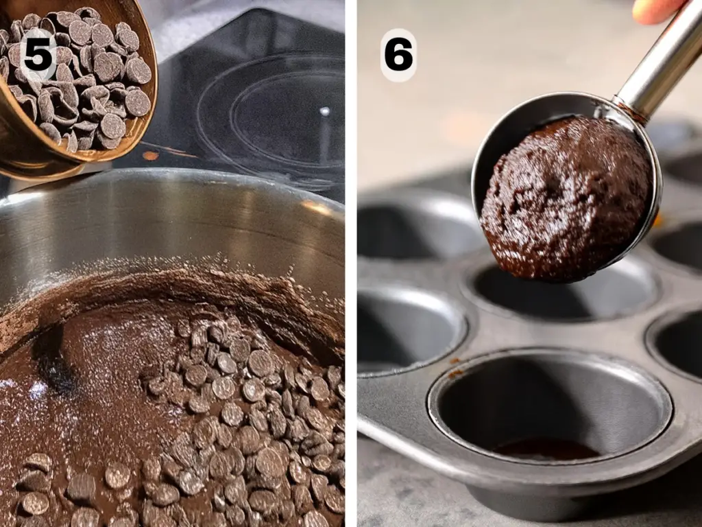 Freshly baked fudgy brownie desserts cooling on a wire rack